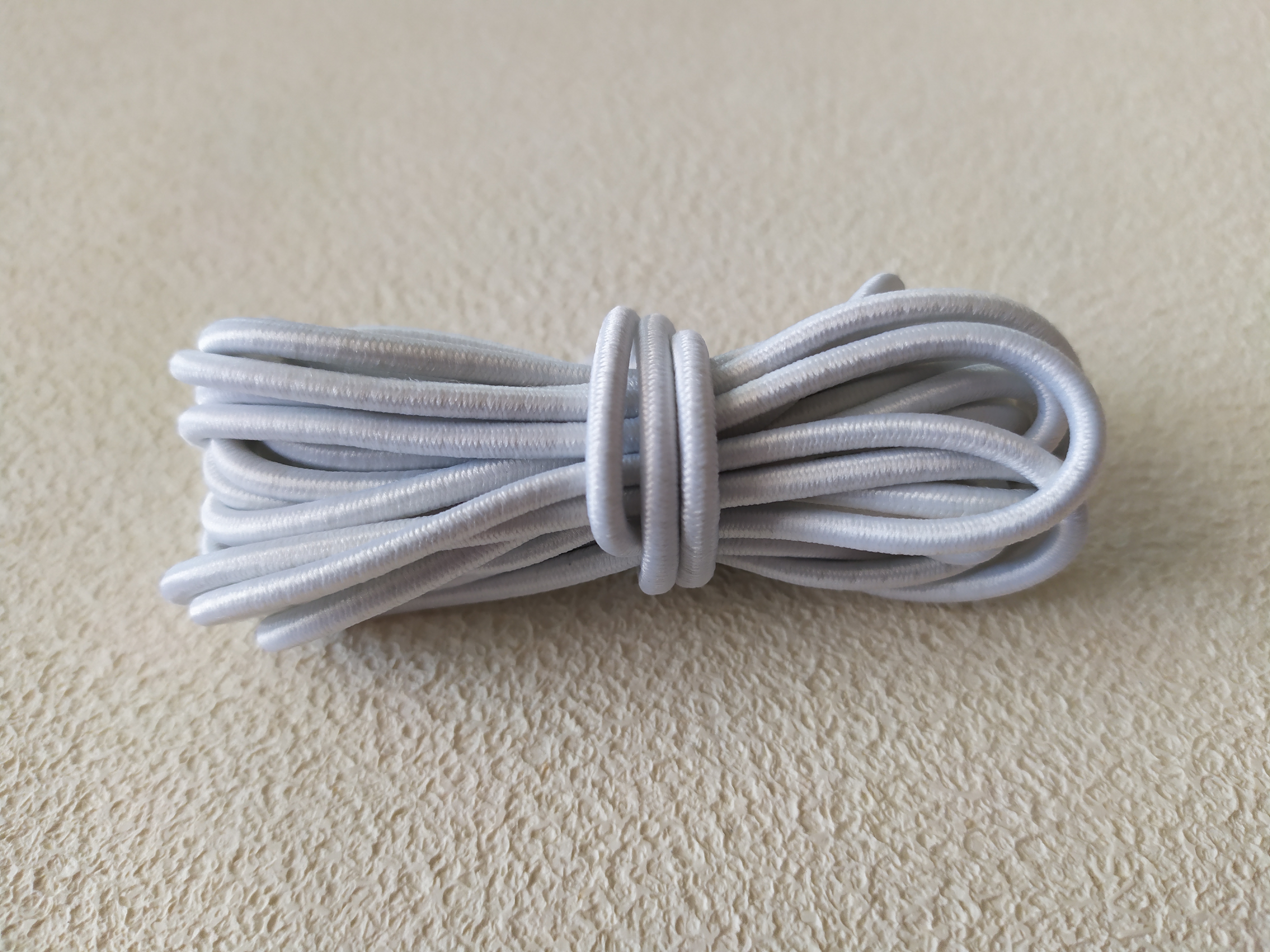 Guma guľatá biela 3mm