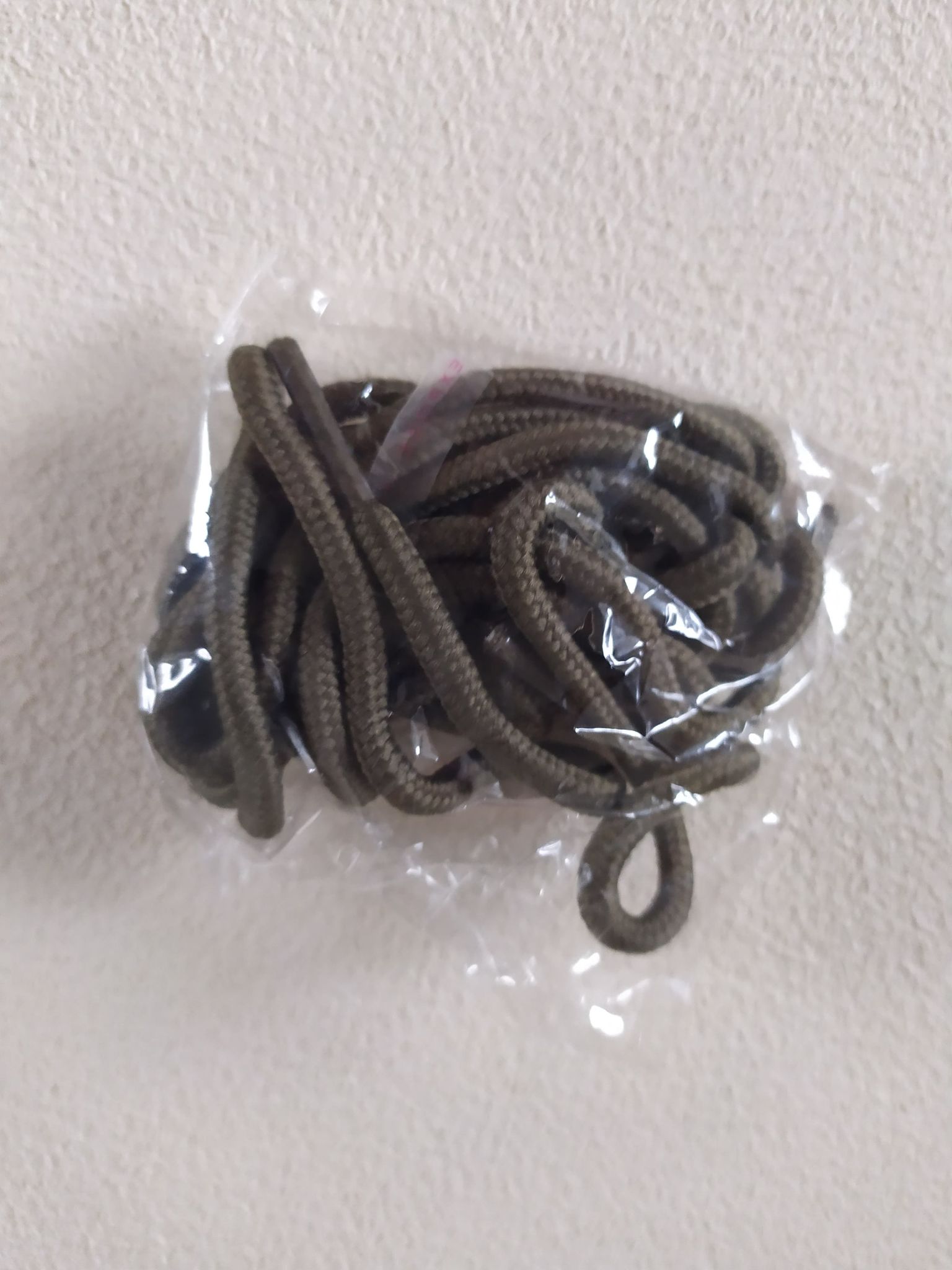 Šnúrky khaki 1m