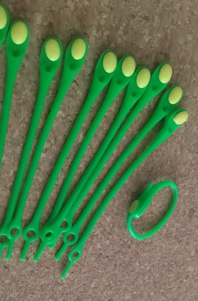 Elastické šnúrky zelené