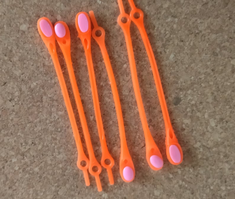 Elastické šnúrky oranžové