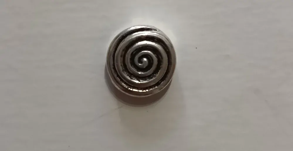 Kovové prstene- ornament špirála