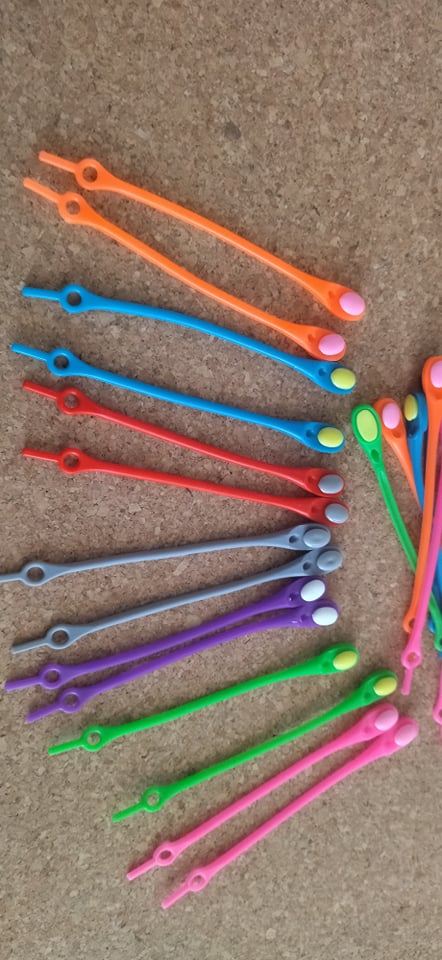 Elastické šnúrky oranžové