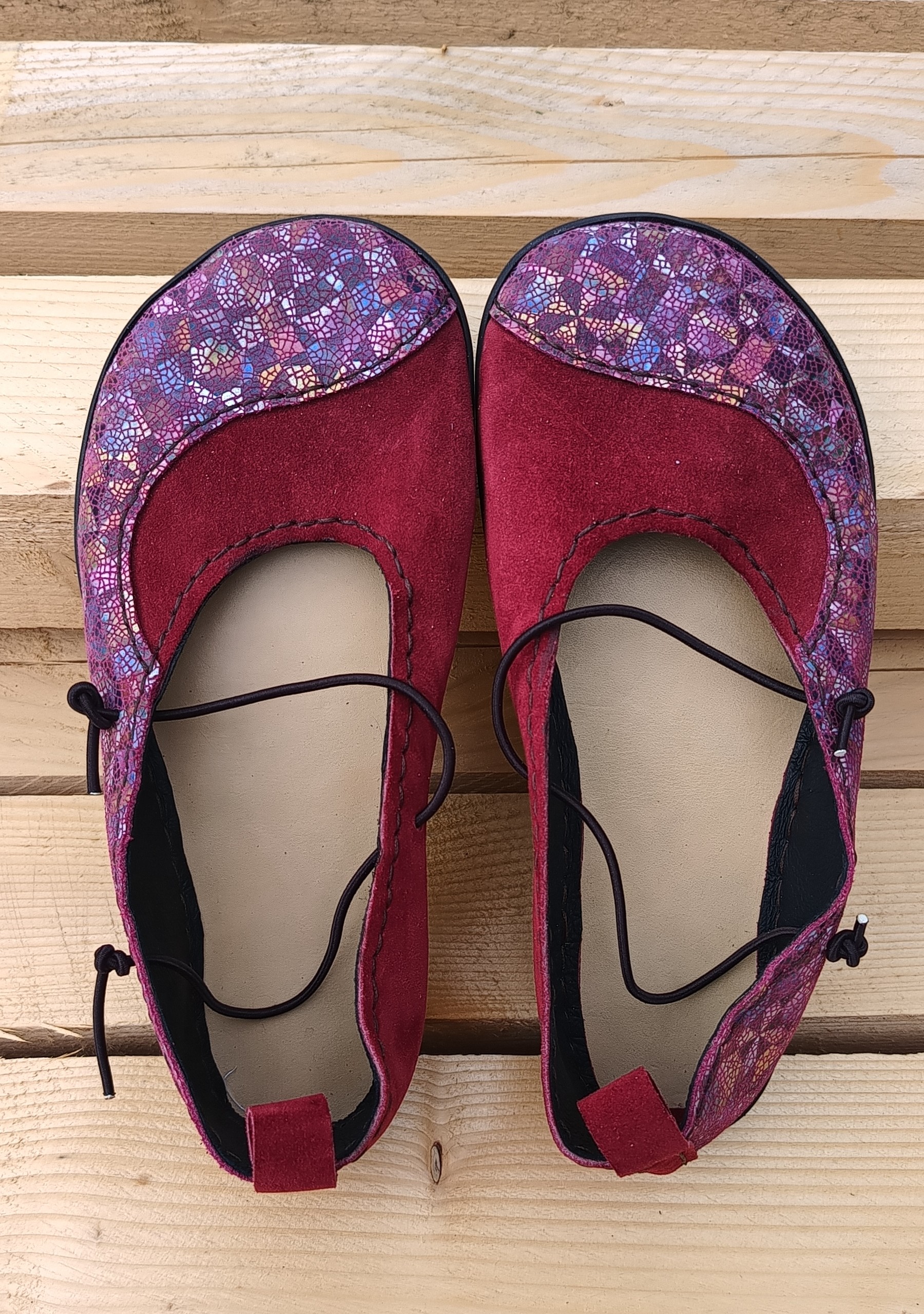 Barefoot Nočná bordová veľ.39