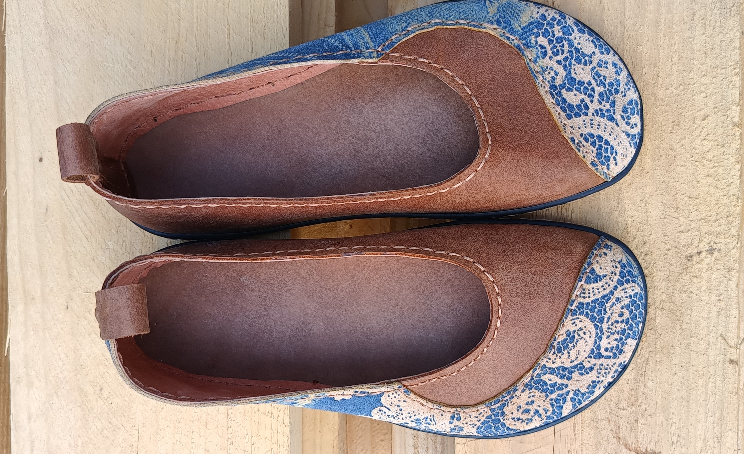 Barefoot Hnedý Denim-na objednávku