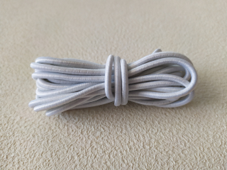Guma guľatá biela 3mm