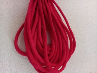 Paracord 4mm červená (4m)