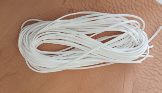 Remienok biely 3mm